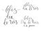 Feliz Dia de Reis translation Happy Kings Day handwritten calligraphy vector. Happy epiphany celebration lettering set