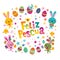 Feliz Pascua Happy Easter in Spanish greeting card