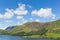 Fells or mountains Buttermere Lake District Cumbria England uk on a beautiful blue sky sunny summer day