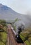 Fellsman steam train, Blea Moor, North Yorkshire