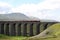 Fellsman steam train on Ribblehead Viaduct
