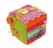 Felt activity developing cube, baby soft sensory toy