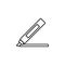 felt-tip pen. Element of education icon for mobile concept and web apps. Thin line felt-tip pen can be used for web and mobile
