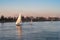 Felucca Sail Boat on the River Nile in Egypt