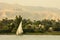 Felucca sailing down the Nile.