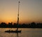 Felucca at sunset