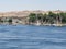 Feluccas on the nile river in Aswan