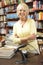 Female bookshop proprietor