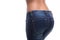 Female buttocks in jeans.