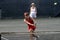 Female caucasian tennis player