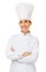 Female Chef Standing Arms Crossed