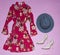 Female clothes accessories mix set.Women apparel .Spring summer clothing collage.