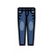 female denim pants color icon vector illustration