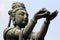 Female disciple statue at Big Buddha, Lantau Island, Hong Kong