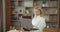 Female doctor in uniform working at office