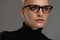 Female Eyeglasses. Beautiful Woman In Glasses, Eyewear