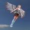 Female Fantasy Angel with huge wings