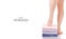 Female feet legs heels color bath towels beauty spa pattern