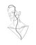 Female Figure Continuous Line Vector Graphic VI