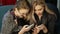 Female friends bff leisure social media addiction