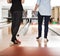 Female Friends Bowling in Club