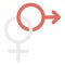 Female gender Color  Vector Icon which can easily modify or edit icon
