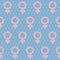 Female gender signs. venus. seamless  pattern