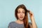 Female hair problem damage disheveled style beauty