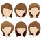 Female hairstyle collection