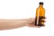 Female hands medicine tincture syrup