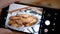 Female Hands Taking Photos of Prepared Juicy Roast Chicken on a Smart Phone