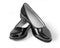 Female lacquered black shoes