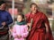 Female Lama and Child, Tibet Culture Area, Gansu, China