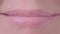 Female lips pronounce i love you macro video