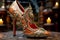 Female luxury elegant shoes or high heels