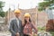 Female and male house building designers