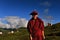 Female Monk in Tibet