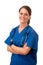 Female Nurse with Stethoscope Isolated