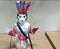 Female Ondel-Ondel White Statue Toy Doll Effigy, Jakarta Betawi Cultural Icon