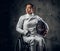 Female paralympic wheelchair fencer.
