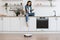 Female plugging robot vacuum cleaner with remote control