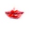 Female Red Lips Isolated