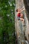 Female Rock Climber