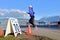 Female Runner During Vancouver Half Marathon