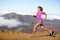 Female running athlete - woman trail runner