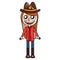 Female sheriff avatar character