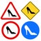 Female Shoe Signs