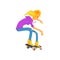 Female Skateboarder Image