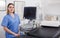 Female sonographer portrait