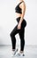 female sportswear active lifestyle slim woman body